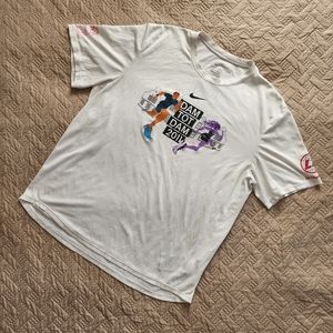 Nike sz.L Dri-Fit DAM TOT DAM 2011 t-shirt White Full Speed Towards Zaandam VG